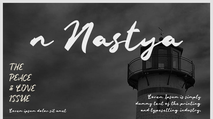 n Nastya Font