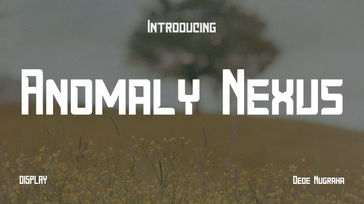 Anomaly Nexus Font