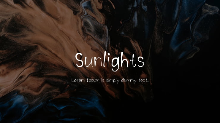 Sunlights Font