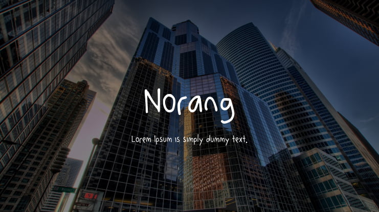 Norang Font