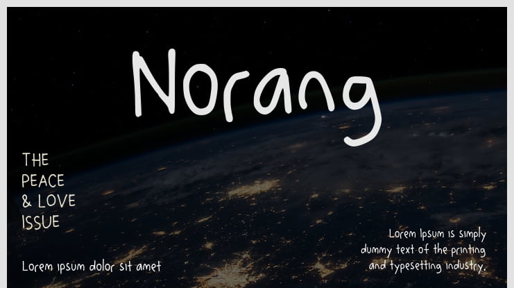 Norang Font