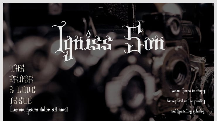 Igniss Son Font