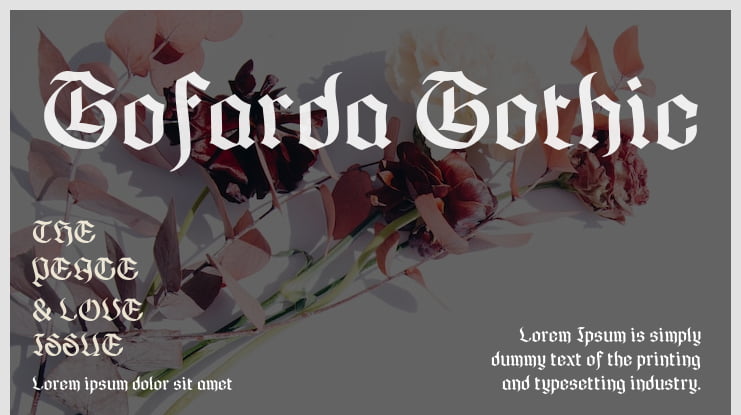 Gofarda Gothic Font