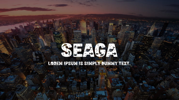 Seaga Font