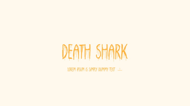 Death Shark Font