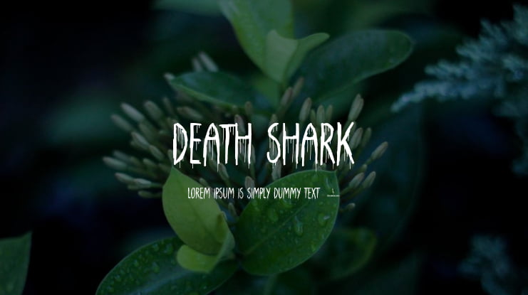 Death Shark Font