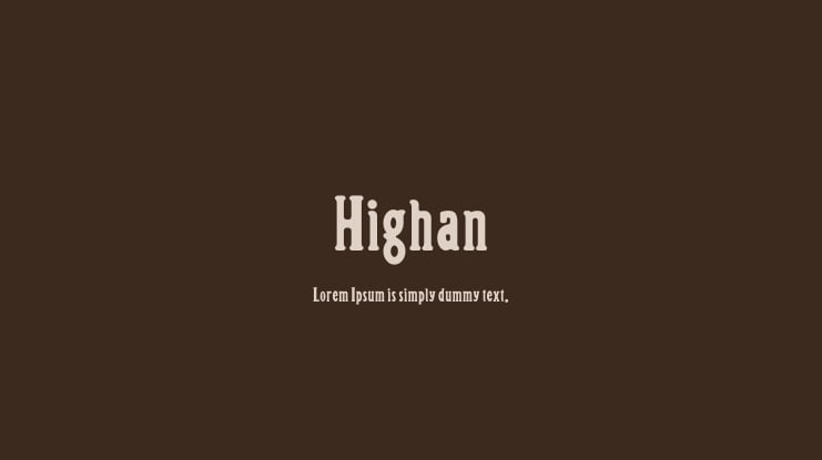 Highan Font