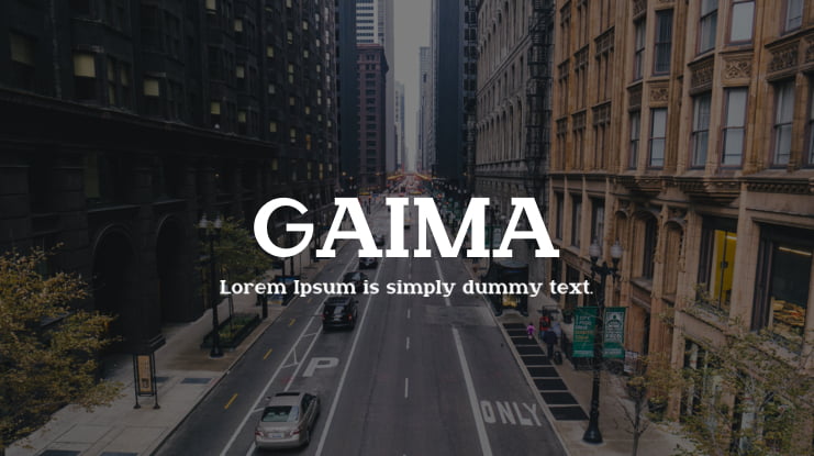 GAIMA Font