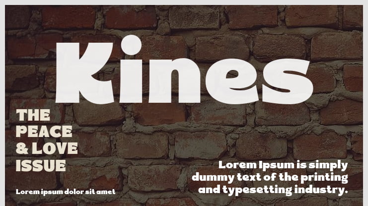 Kines Font