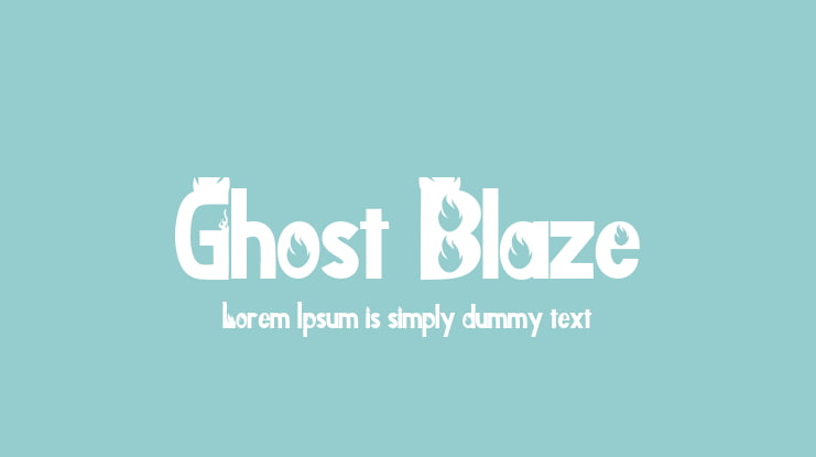 Ghost Blaze Font