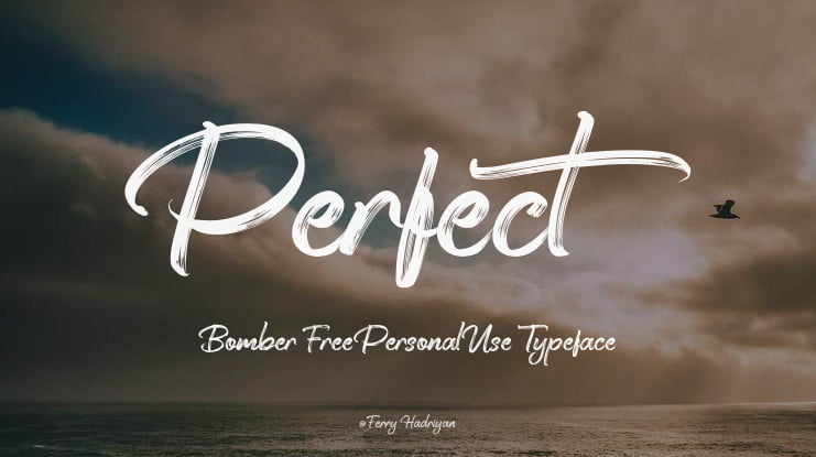 Perfect Bomber FreePersonalUse Font