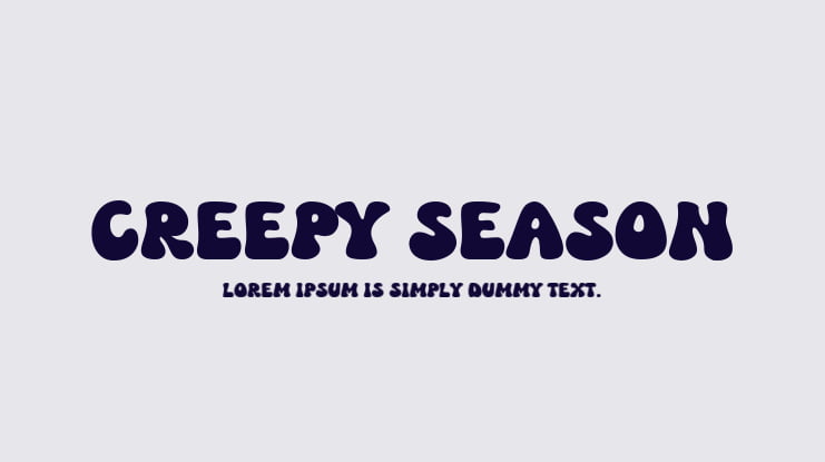 Creepy Season Font