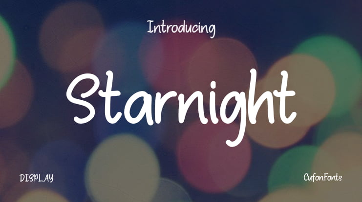 Starnight Font