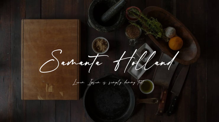 Samanta Holland Font