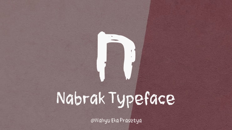 n Nabrak Font