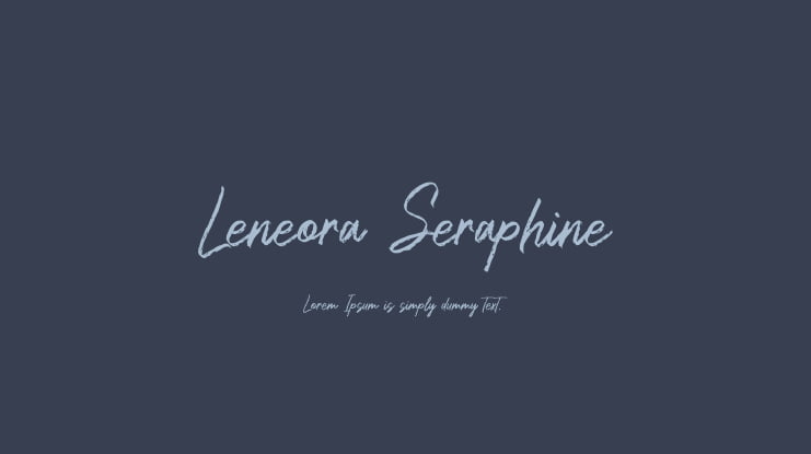 Leneora Seraphine Font