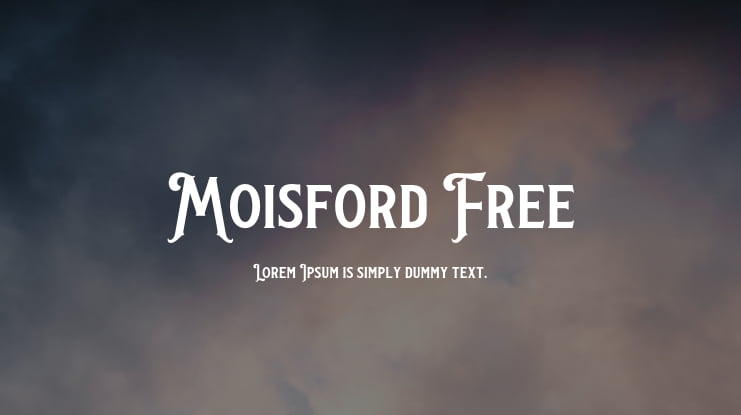 Moisford Free Font