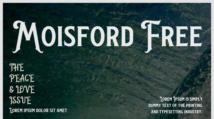 Moisford Free Font