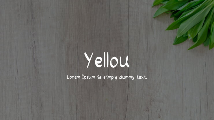 Yellou Font