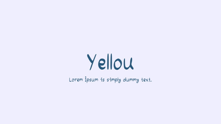 Yellou Font