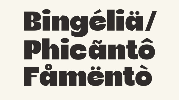 Bermia Display Font