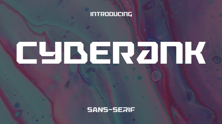 Cyberank Font