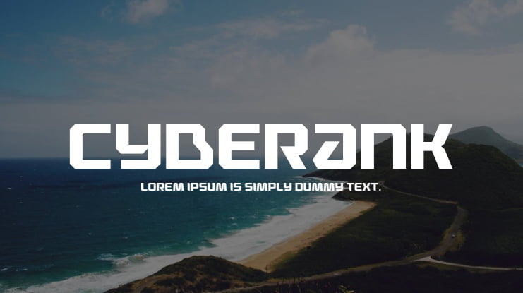 Cyberank Font