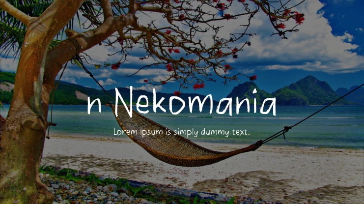 n Nekomania Font