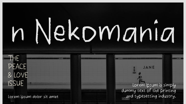 n Nekomania Font