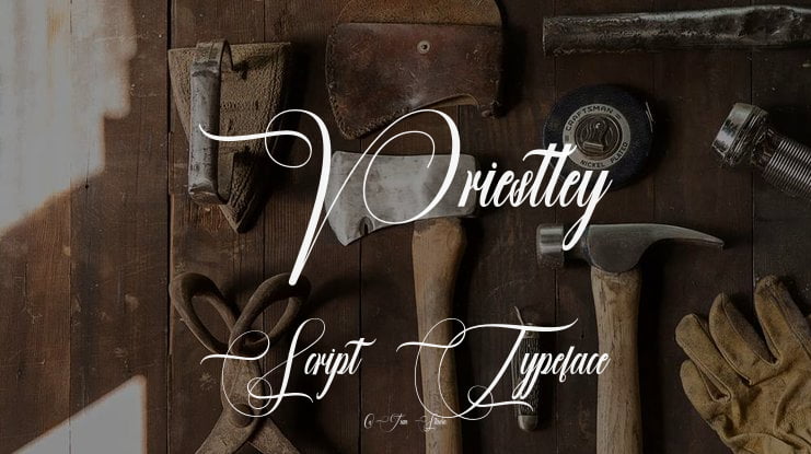 Priestley Script Font