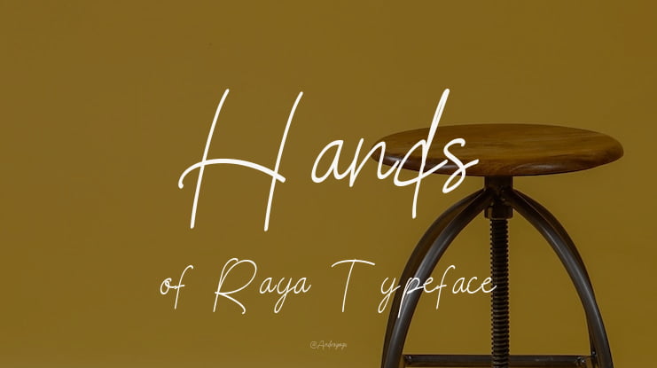 Hands of Raya Font