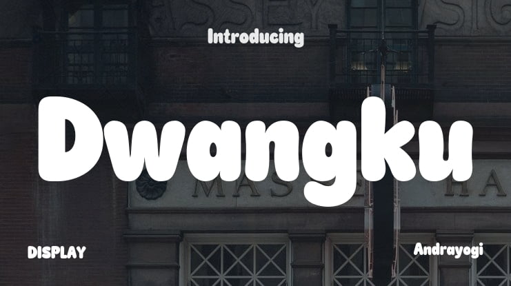 Dwangku Font