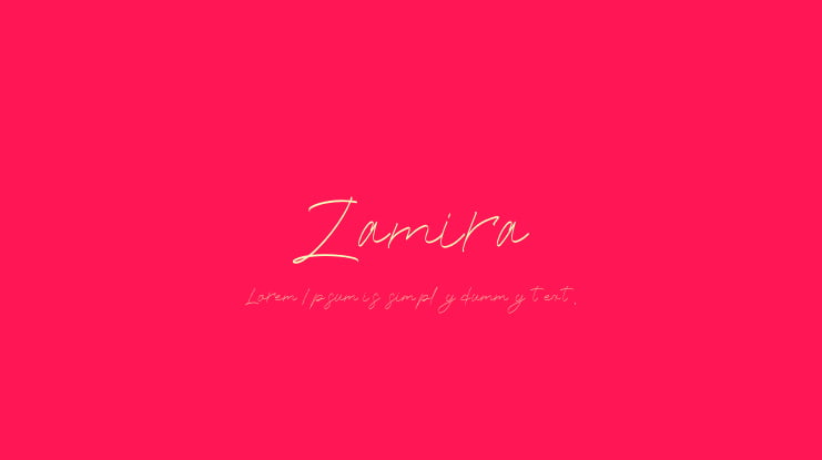 Zamira Font