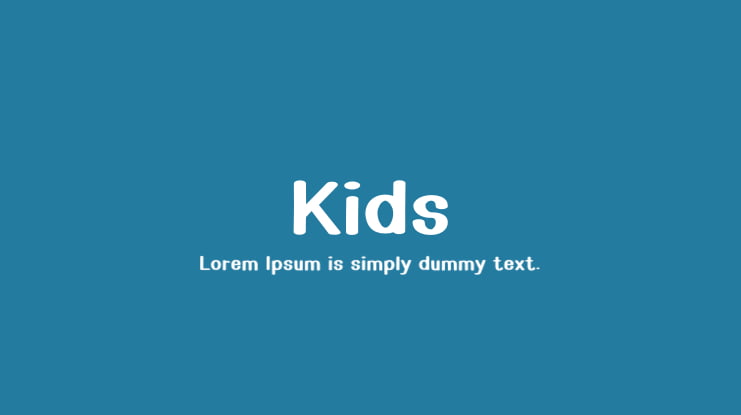 Kids Font