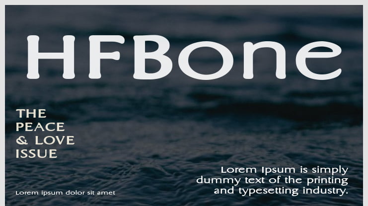 HFBone Font