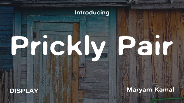 Prickly Pair Font