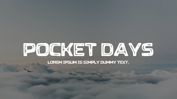 Pocket Days Font