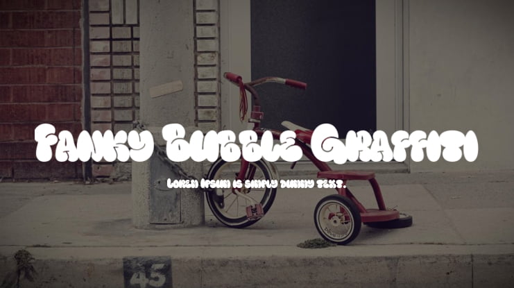 Fanky Bubble Graffiti Font Family