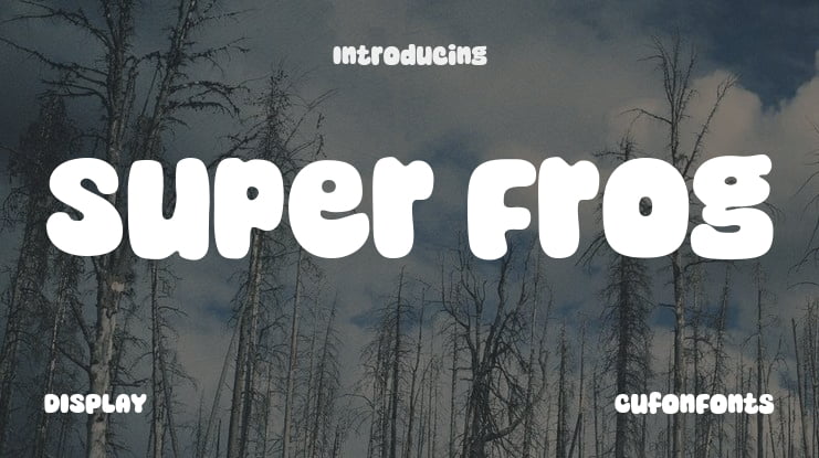 Super Frog Font