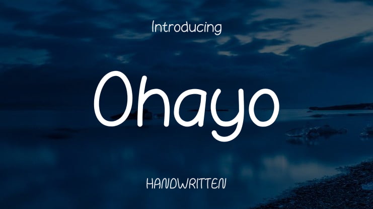 Ohayo Font