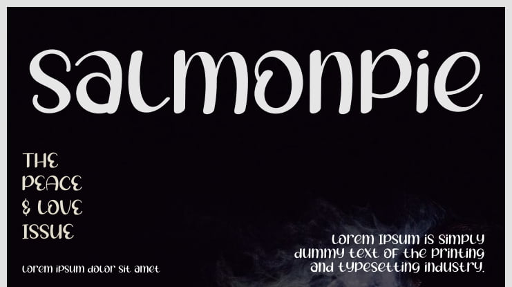 Salmonpie Font