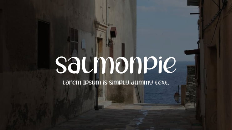 Salmonpie Font