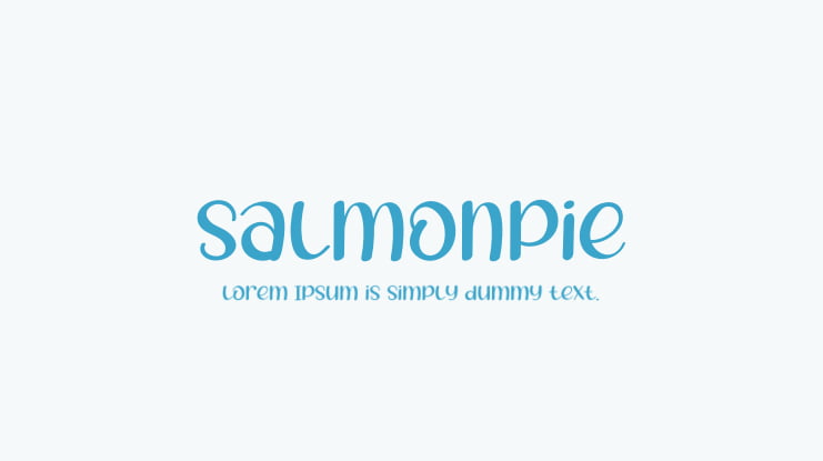 Salmonpie Font