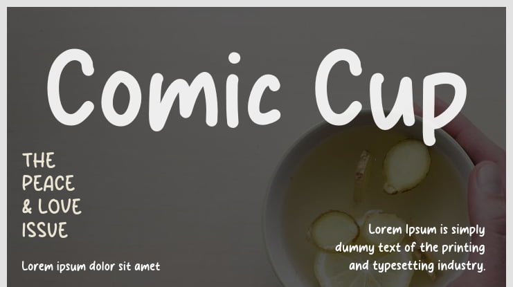 Comic Cup Font