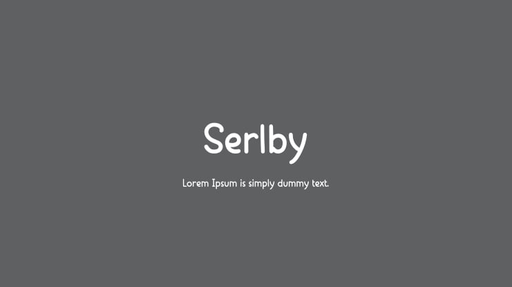 Serlby Font