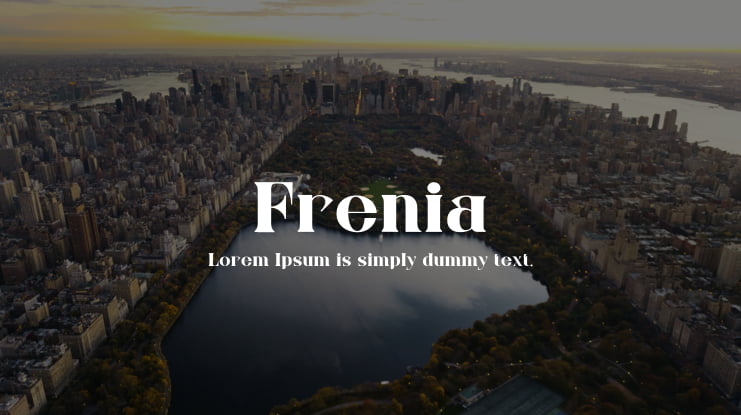 Frenia Font