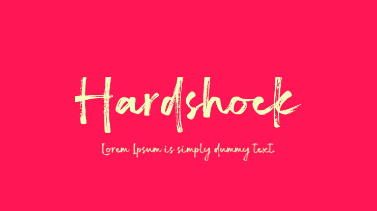 Hardshock Font