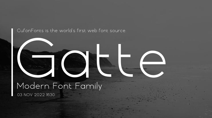 Gatte Modern Font Family