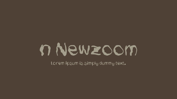 n Newzoom Font