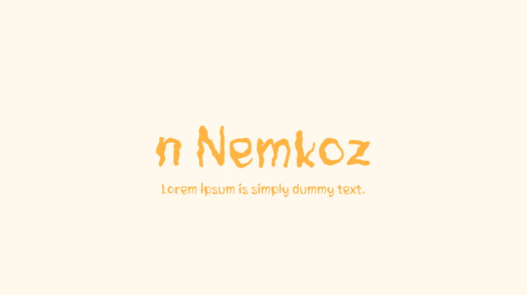 n Nemkoz Font